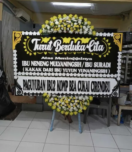 Papan Bunga Duka Sentul Sirkuit