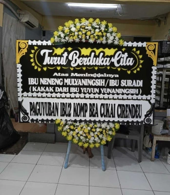 Papan Bunga di Sentul Sirkuit
