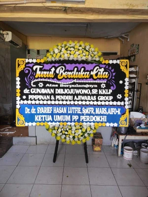 Papan Bunga di Sentul Sirkuit